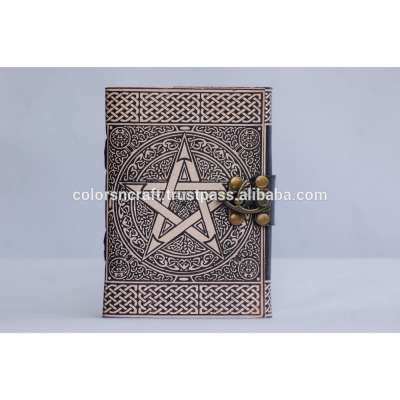 high quality genuine goat leather journal for gift/promotion