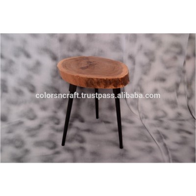 high quality unique design natural wood stool