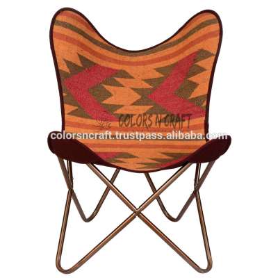 genuine quality handmade jute rug butterfly chair